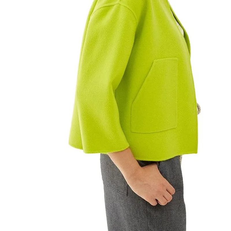 Balenciaga Jackets Coats Women's Yellow-3