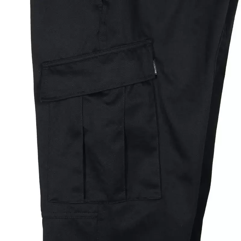 Balenciaga Cropped Slim Fit Cotton Twill Cargo Trousers-3