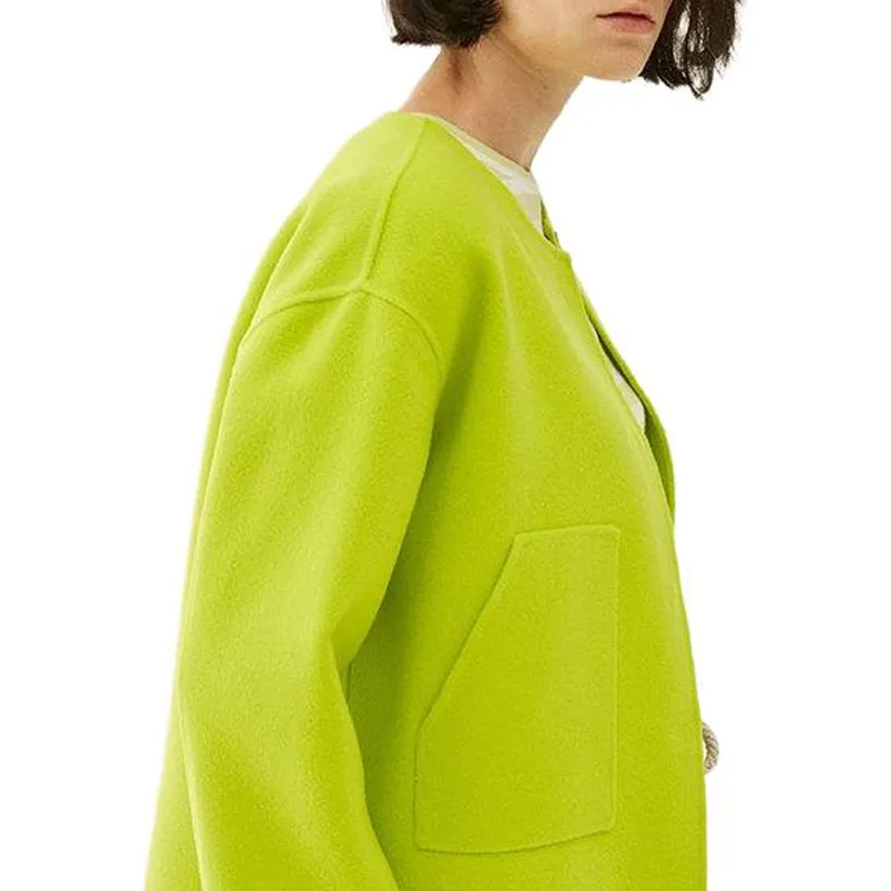 Balenciaga Jackets Coats Women's Yellow-4