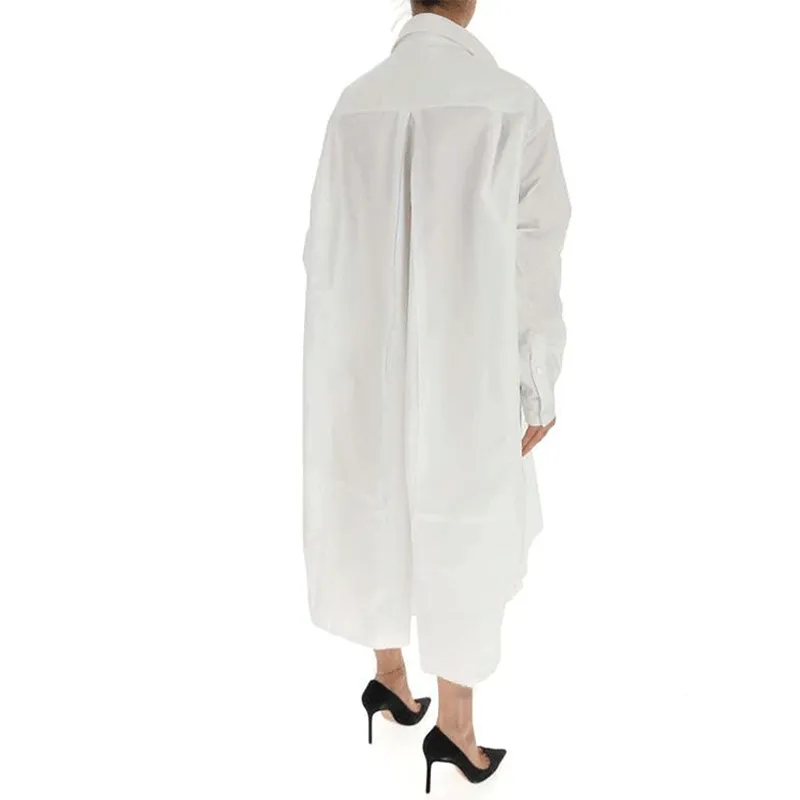 Balenciaga SS21 Long-Sleeved Dresses Women's White-1
