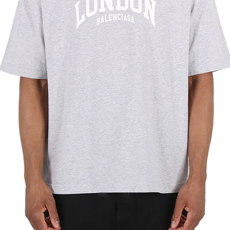 Balenciaga Cities London Medium Fit T Shirt-4