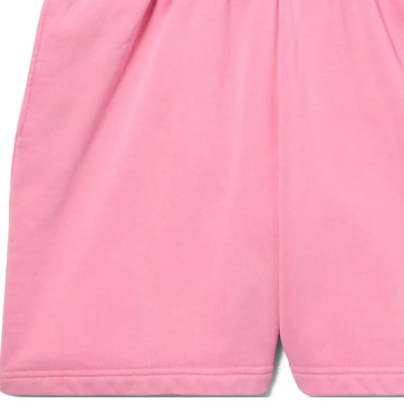 Balenciaga FW24 Casual Shorts Loose Fit Unisex Faded Pink-3