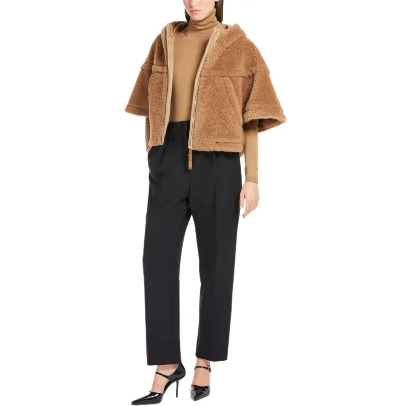 MaxMara Petalo Collection Cloak Women's Camel-1