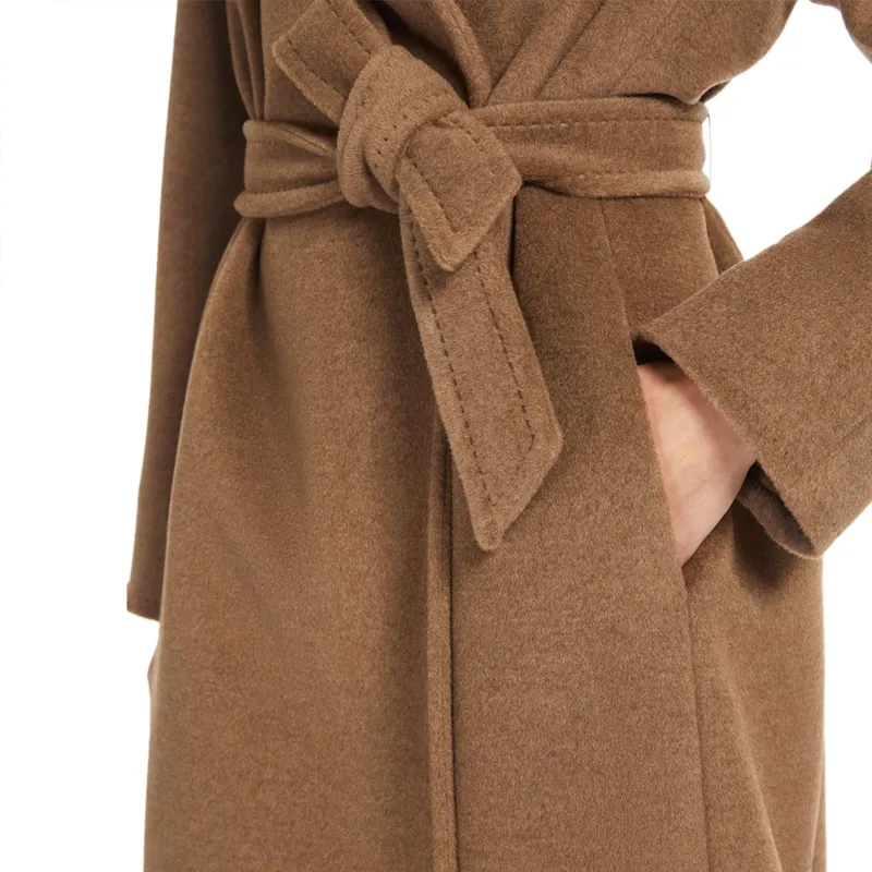 MaxMara Fragore Belted Wrap Coat-4