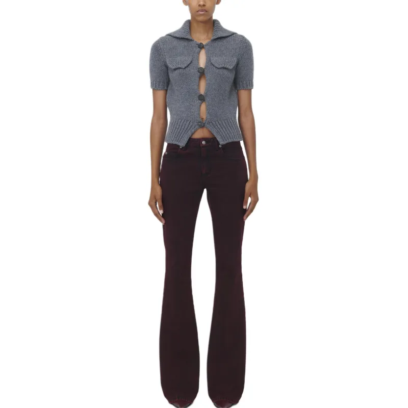 Alexander McQueen Overdyed Bootcut Jeans-1