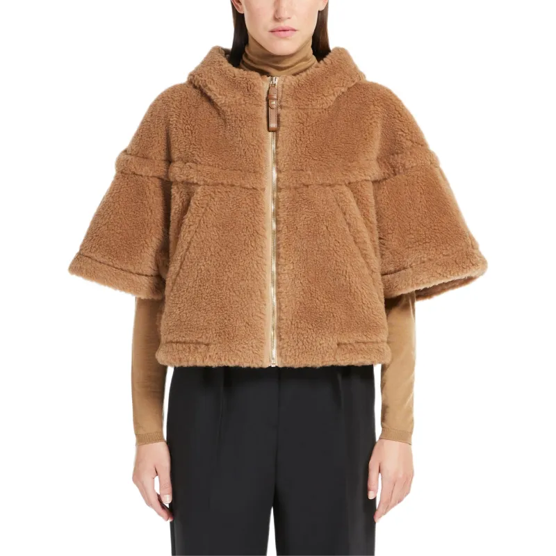 MaxMara Petalo Collection Cloak Women's Camel-2