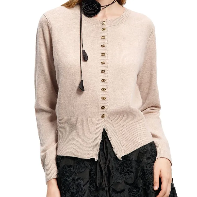 KARL LAGERFELD FW24 Sweater Women's Apricot-1