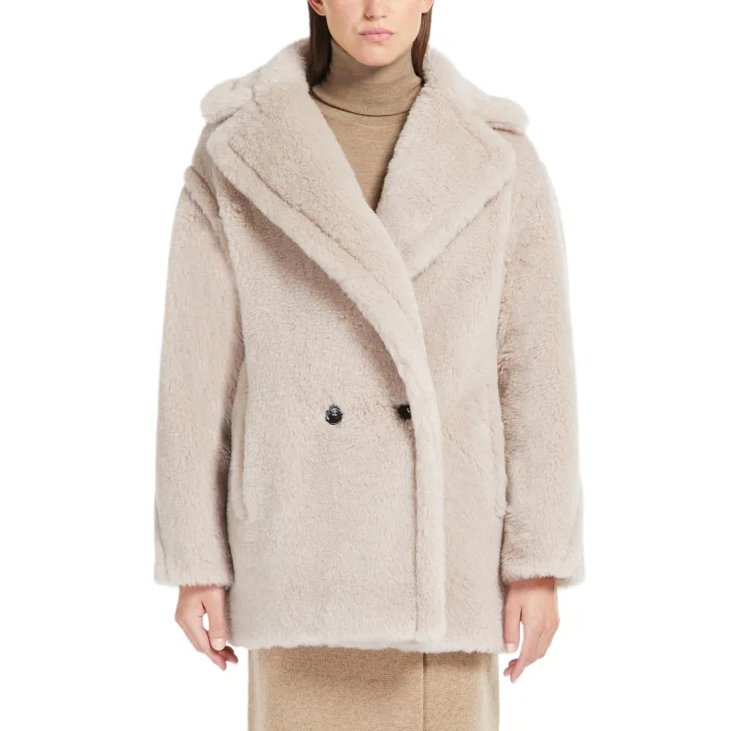 MaxMara Velvet feel Coat Women's Sand-1