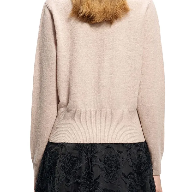 KARL LAGERFELD FW24 Sweater Women's Apricot-4