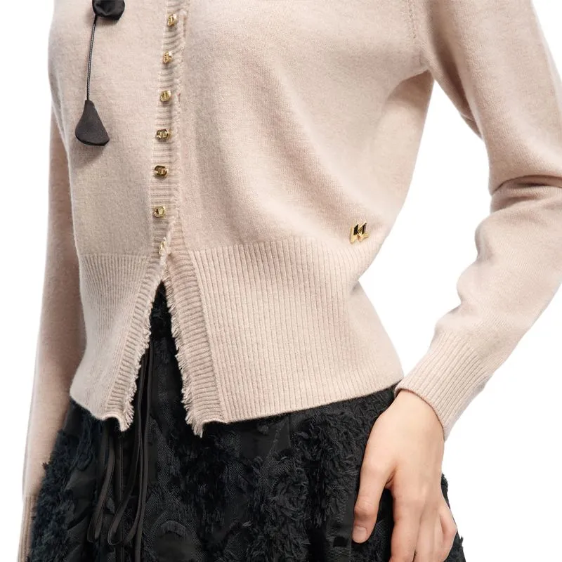 KARL LAGERFELD FW24 Sweater Women's Apricot-5