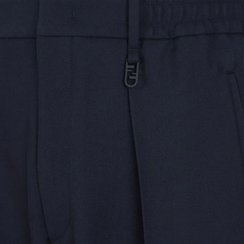 FENDI Pleated Cigarette Pants-7