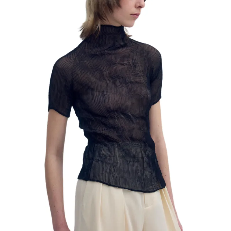 ISSEY MIYAKE T Shirt Women's Black-3