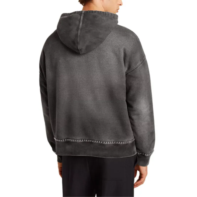 Golden Goose Stud Embellished Zip Up Hoodie-4