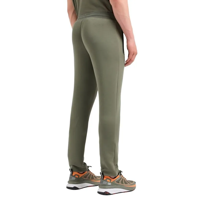 EMPORIO ARMANI EA7 FW24 Knitted Sweatpants Men's Green-2