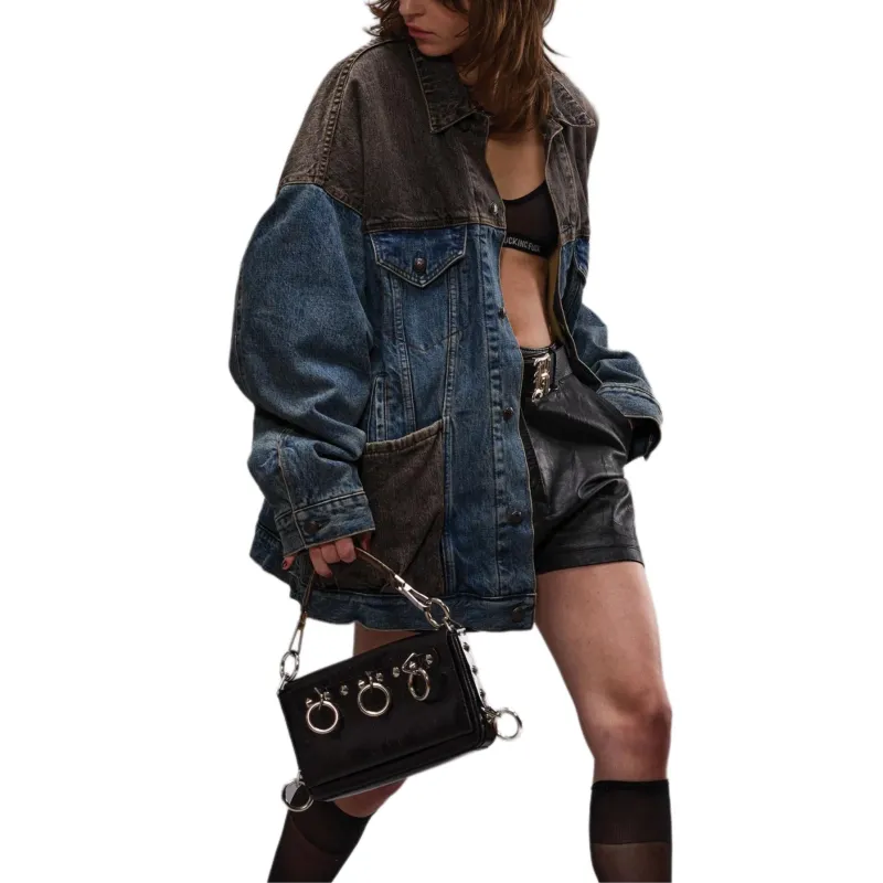 R13 Lacey Oversized Trucker Jacket-3