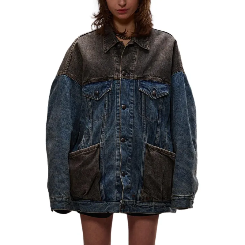 R13 Lacey Oversized Trucker Jacket-1