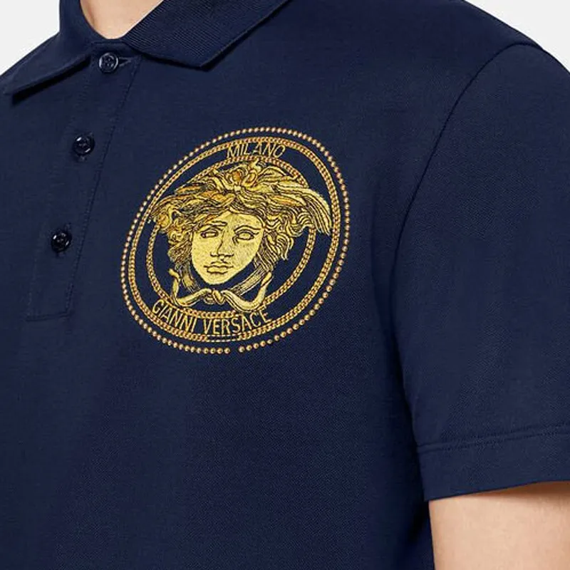 VERSACE VERSACE Polo Shirt Men's Blue-5