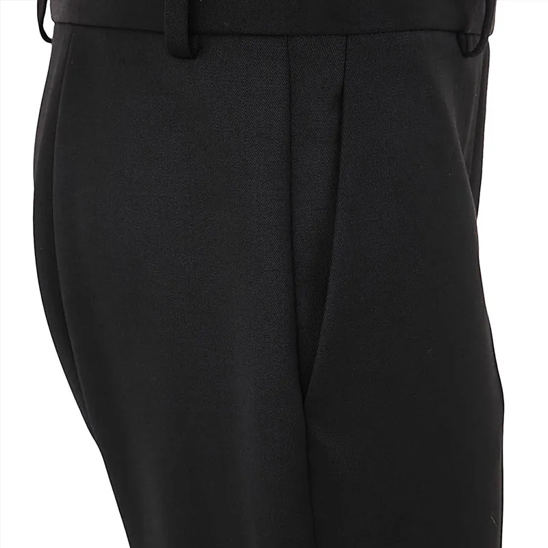 VERSACE Medusa Plaque Straight Leg Pants-2
