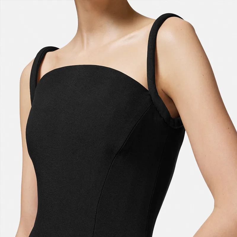VERSACE Sleeveless Zipped Dress-4