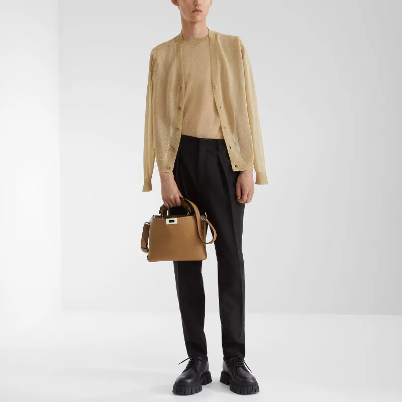 FENDI Knitwear Men Gold-2