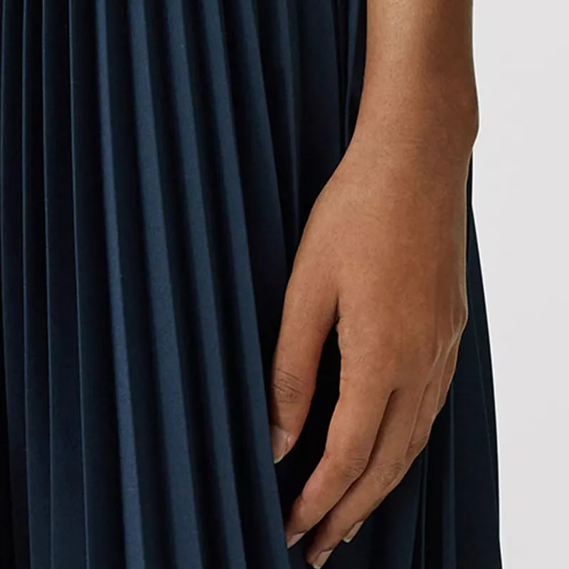 Burberry Empire line Pleated Dress-4
