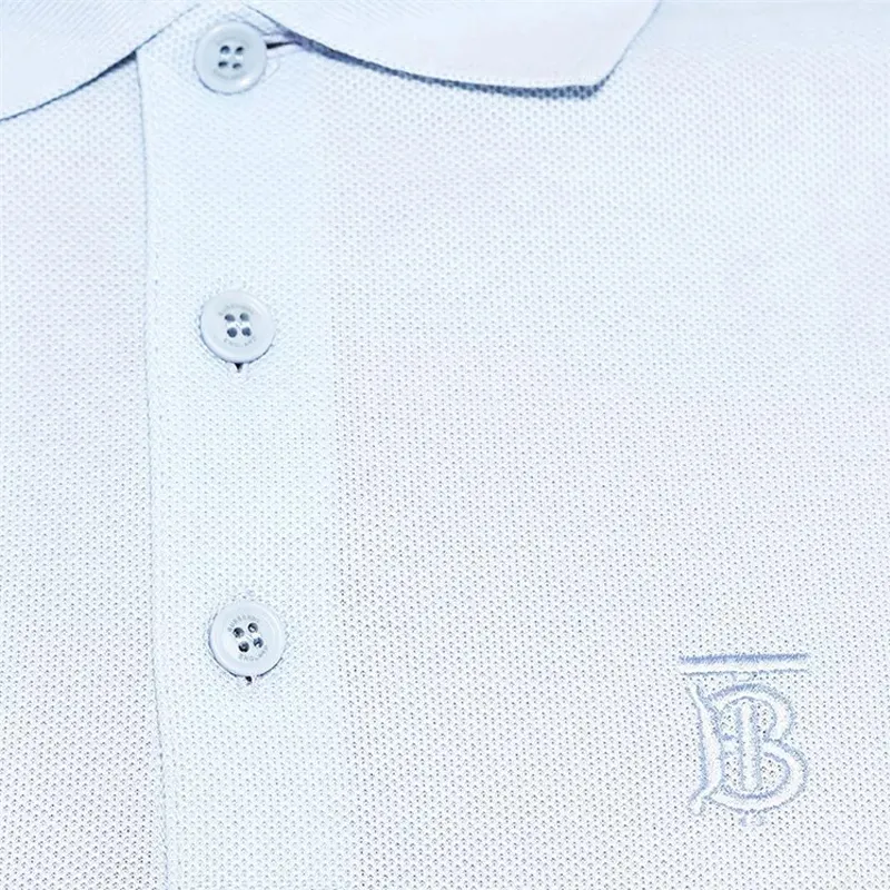 Burberry FW22 Polo Shirt Men's Light Blue-4