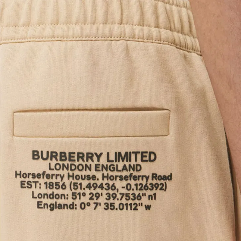 Burberry FW21 Casual Shorts Men's Light Yellow Umber-4