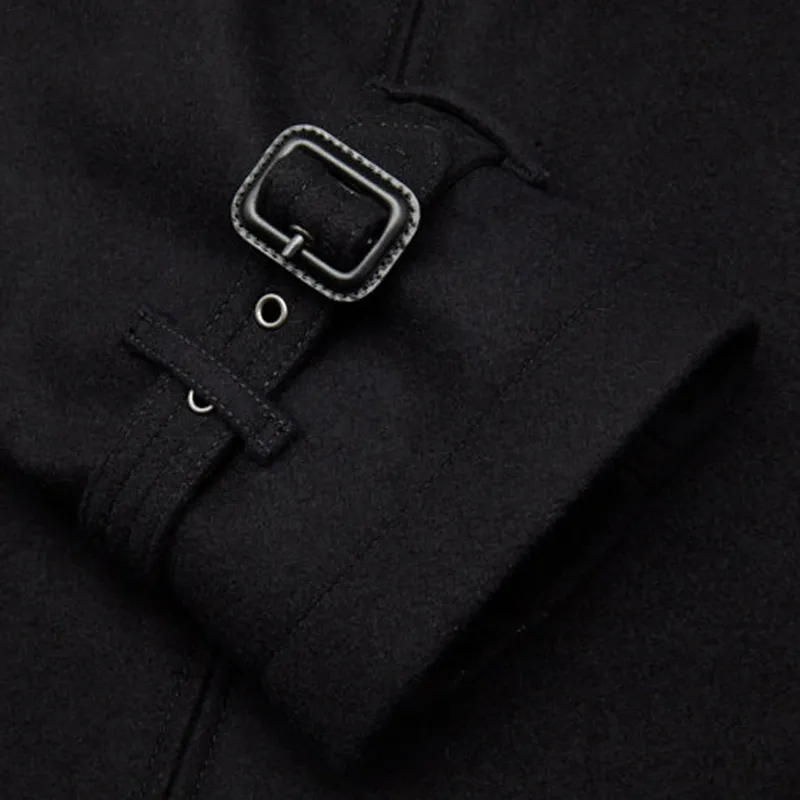 Burberry Trench Coat Men's Black-4