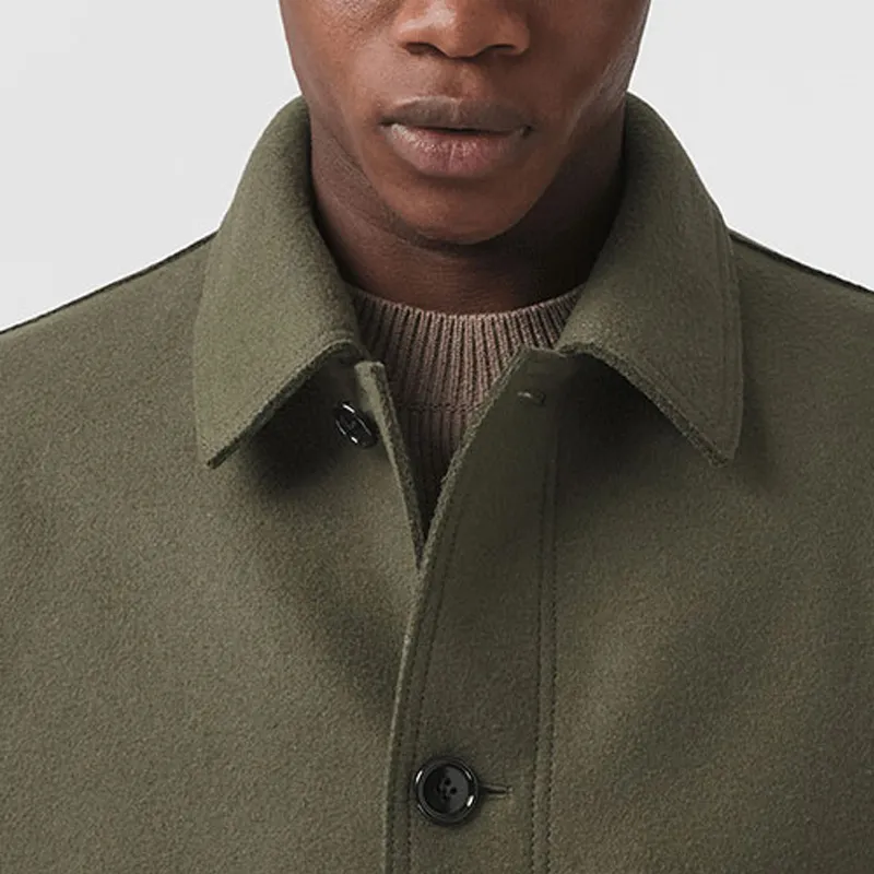 Burberry Coats Men's Army Green-4