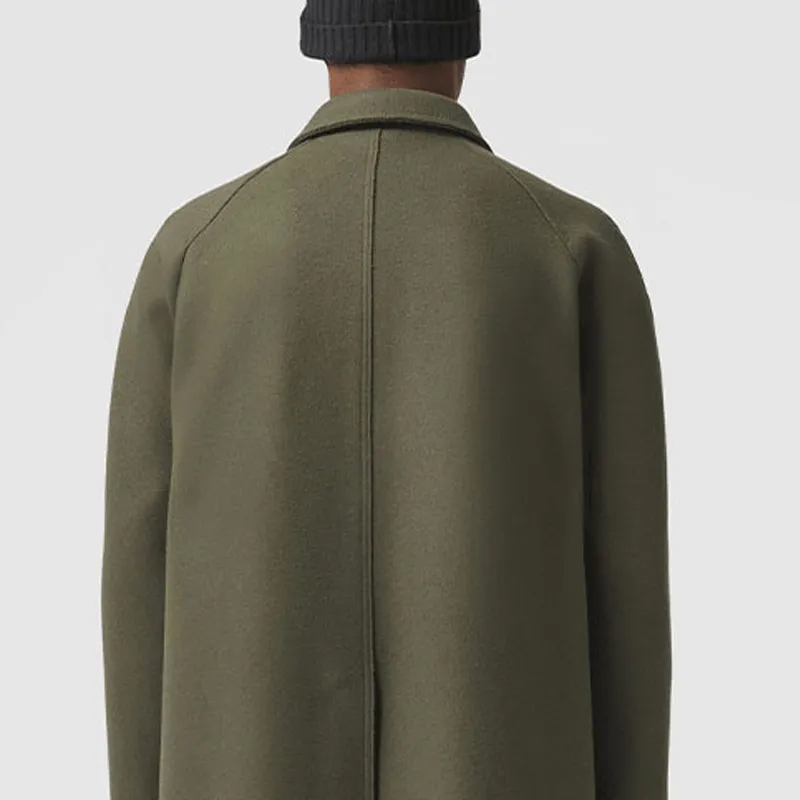 Burberry Coats Men's Army Green-3