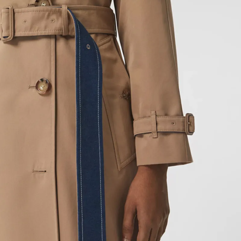 Burberry Trench Coats Women's Camel-5