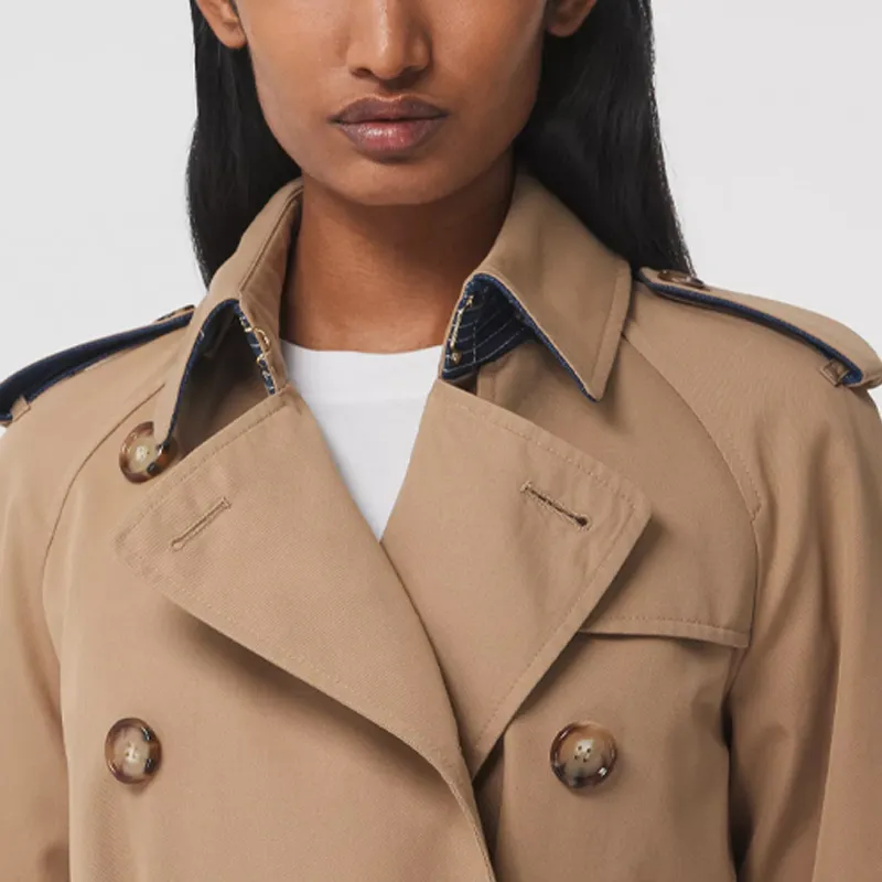 Burberry Trench Coats Women's Camel-4