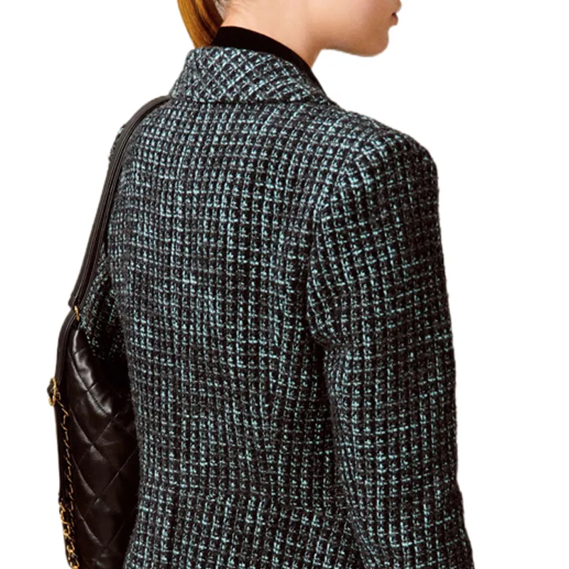 CHANEL FW22 Jackets Coats Women's Black-4