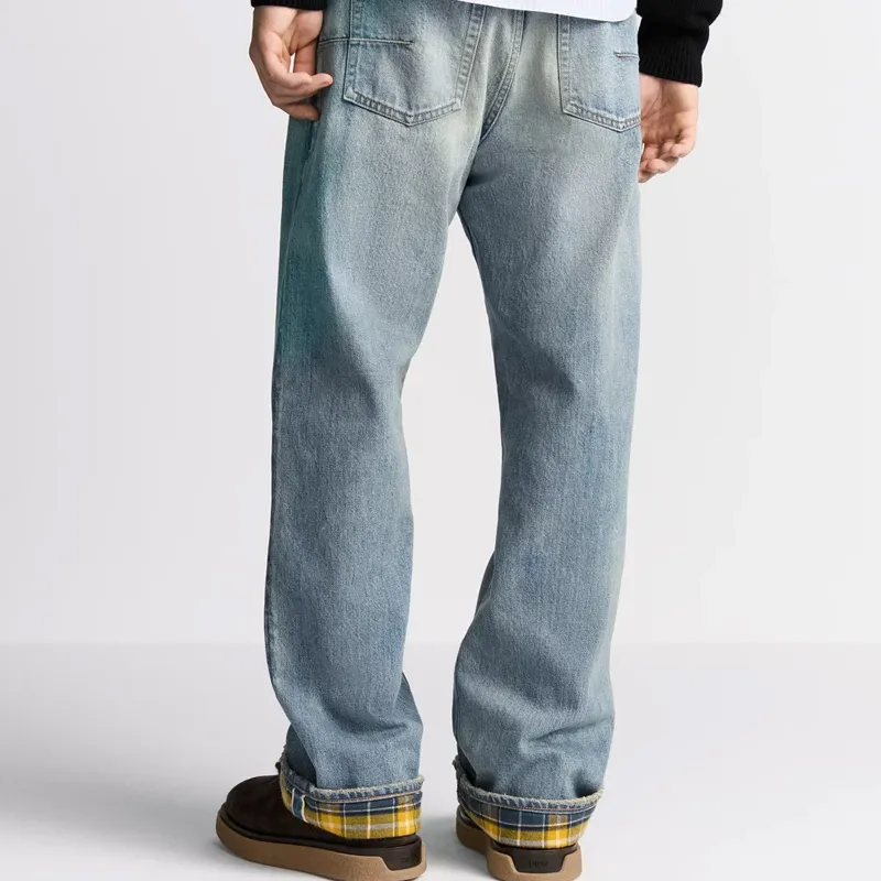 DIOR Jeans Men Light Blue-5