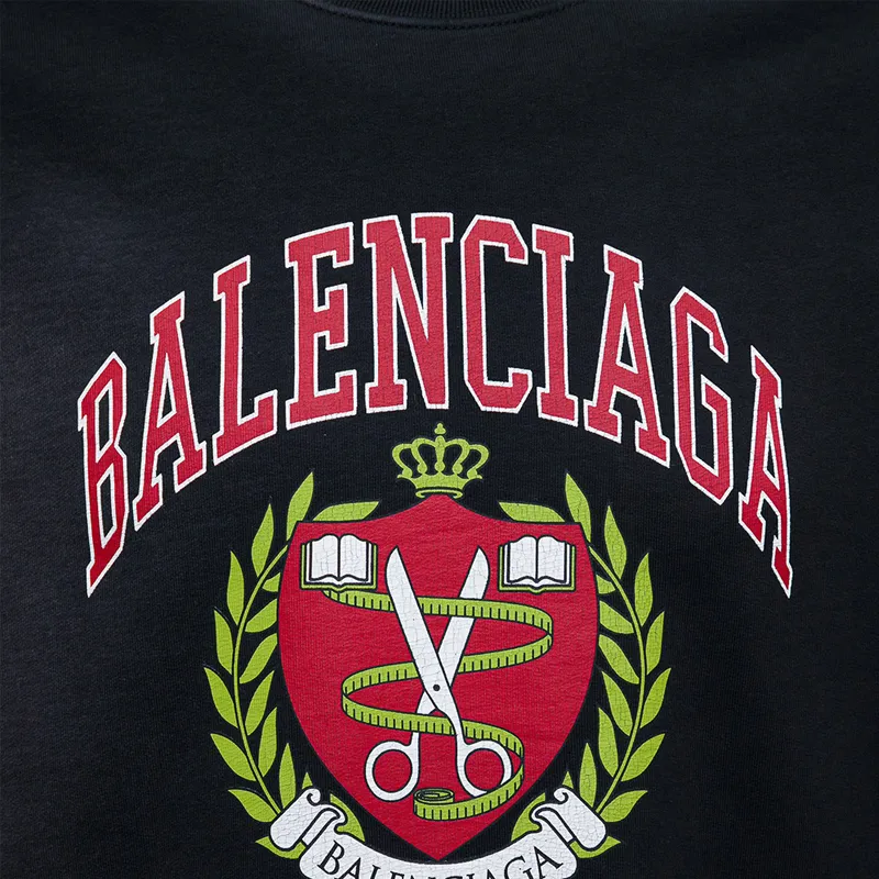 Balenciaga College Logo Crewneck-2