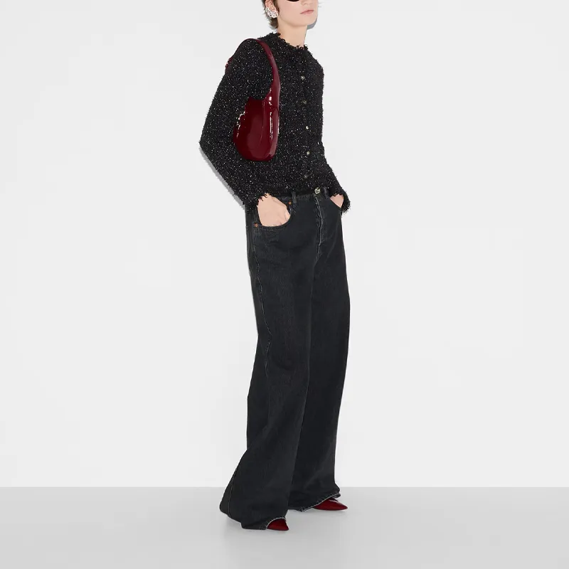 GUCCI Wide Leg Denim Jeans-3