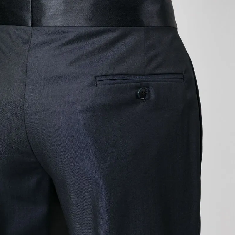 EMPORIO ARMANI Satin-Lapel Two-Piece Dinner Suit-5