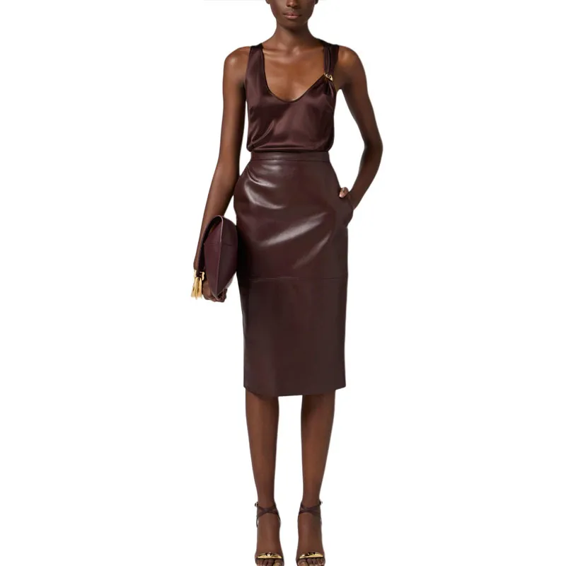 Elisabetta Franchi Brooch detail Satin Top-1