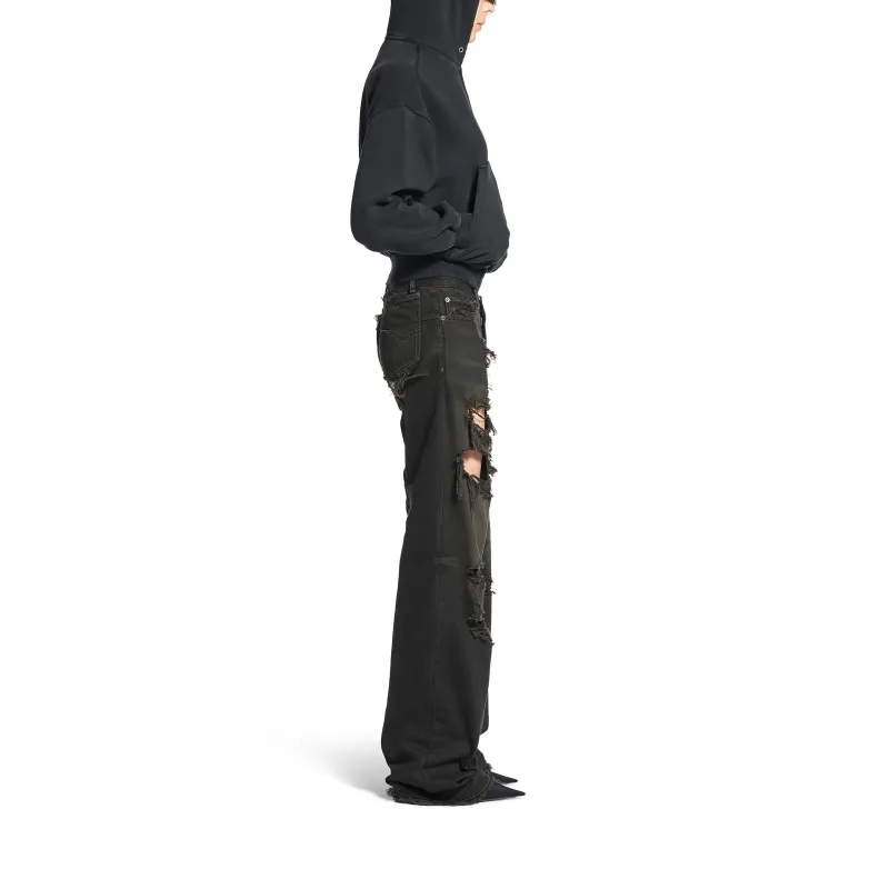 Balenciaga Jeans Slim Fit Men's Dark Charcoal Gray-5