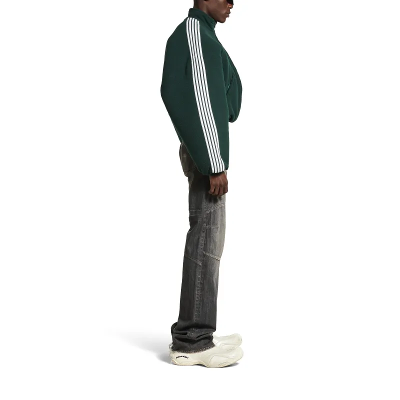 Balenciaga SS25 LOOP SPORTS ICON ROUND Jackets & Coats Loose Fit Unisex Green-6