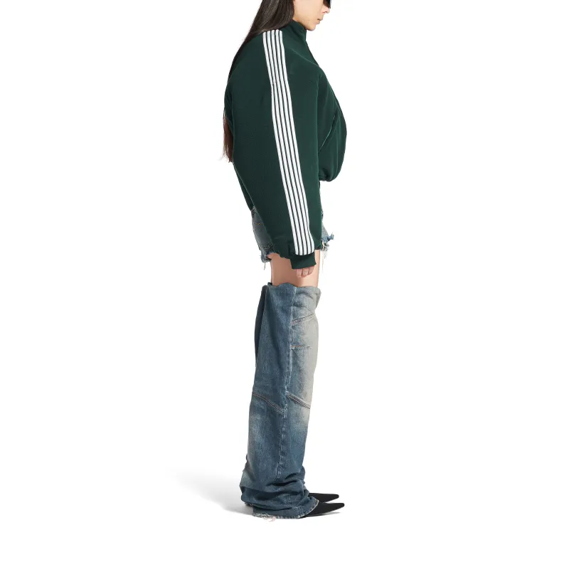 Balenciaga SS25 LOOP SPORTS ICON ROUND Jackets & Coats Loose Fit Unisex Green-5