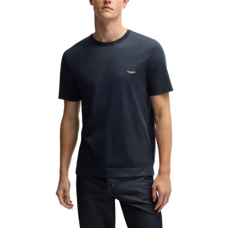 HUGO BOSS X Aston Martin Logo Appliqué T shirt-2