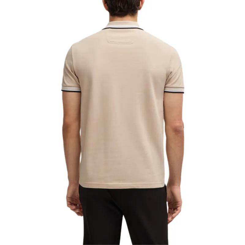 HUGO BOSS Polo Shirts Men Light Beige-2