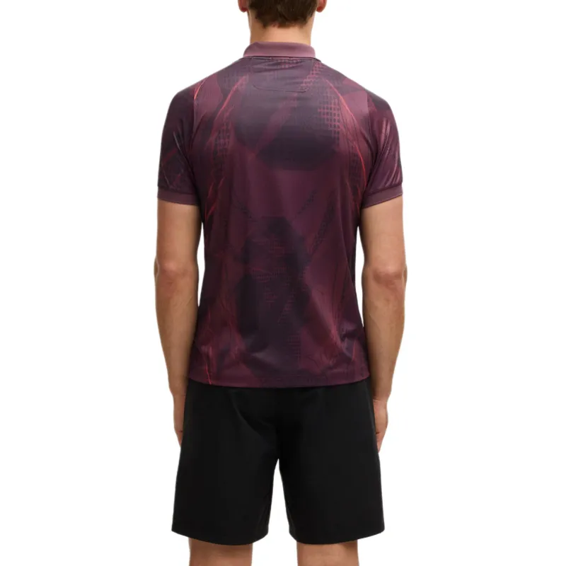 HUGO BOSS SS25 Polo Shirt Men's Dark Red-2