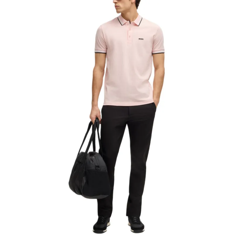 HUGO BOSS Polo Shirt Men's Light Pink-3