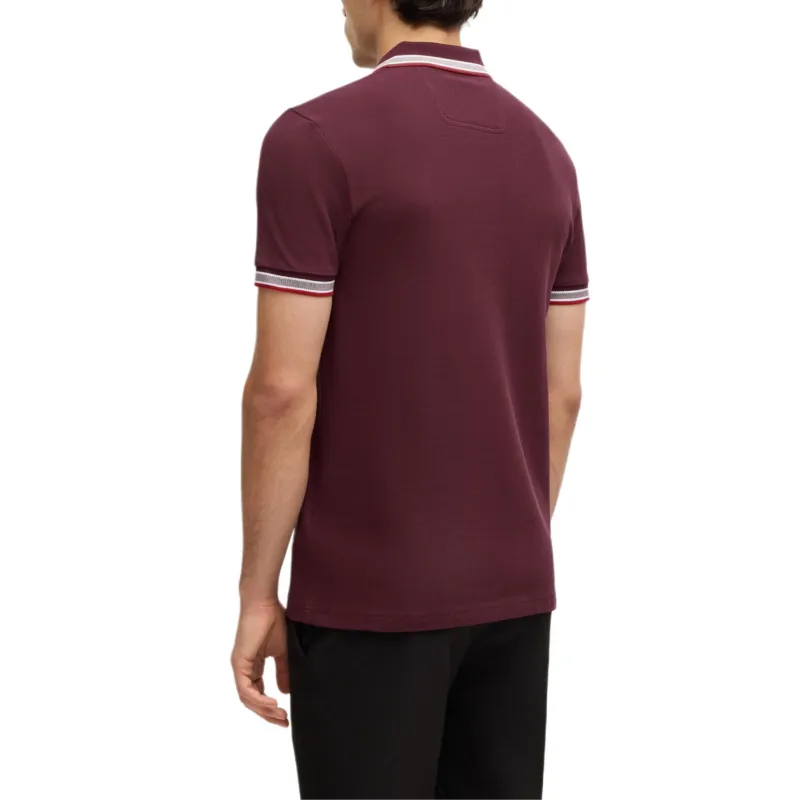 HUGO BOSS Polo Shirt Men's Dark Red-2