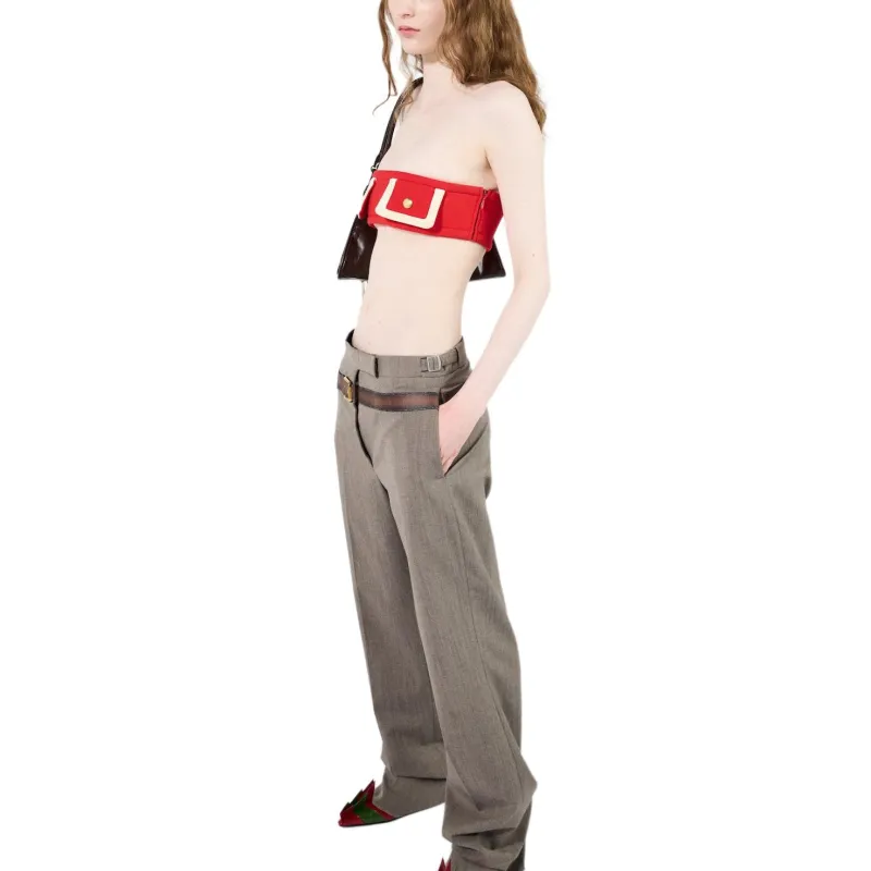 PRADA Wool Trousers-3