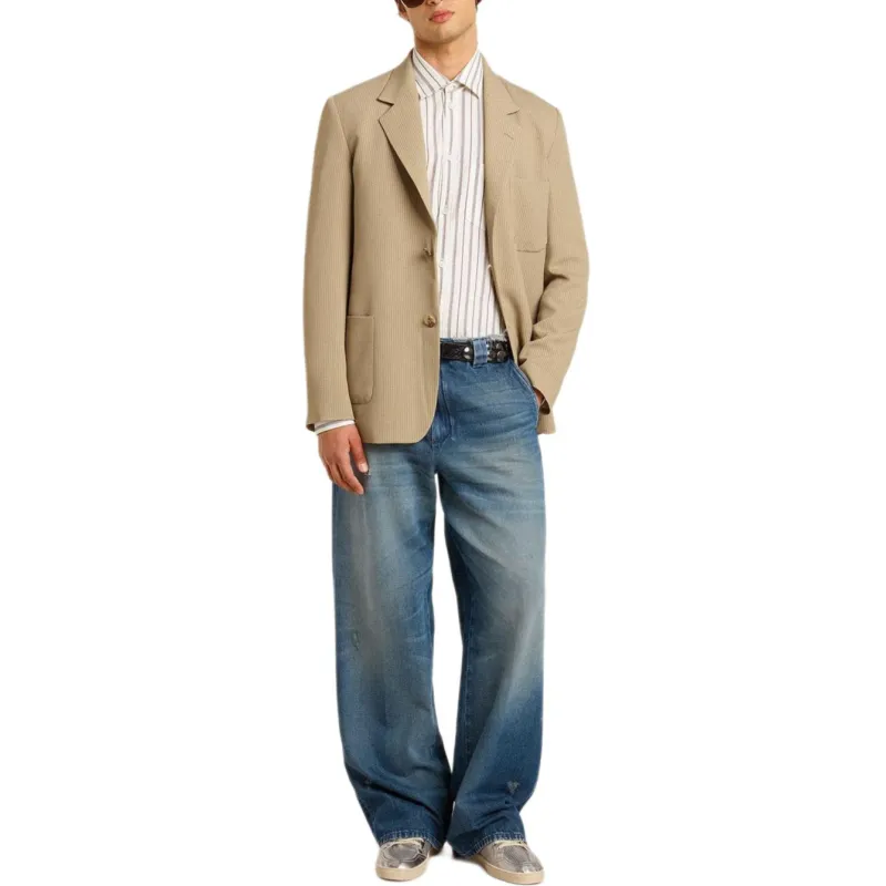 Golden Goose Straight Leg Distressed Jeans-2