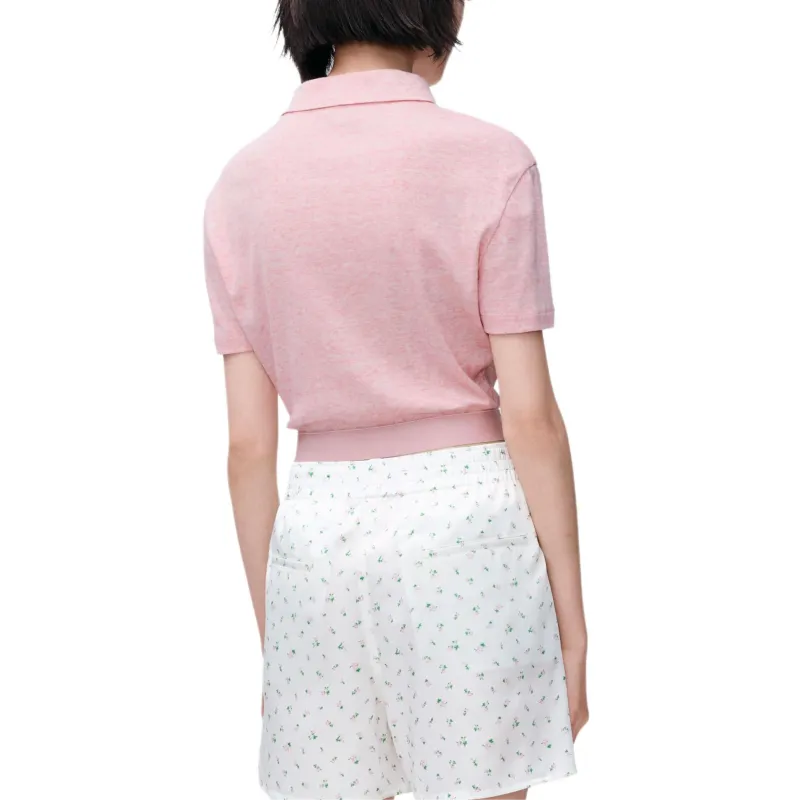 LOEWE SS25 Polo Shirt Women's Pink-2