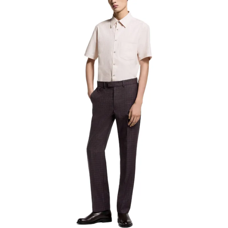 Lv Short Sleeved Classic Shirt-4